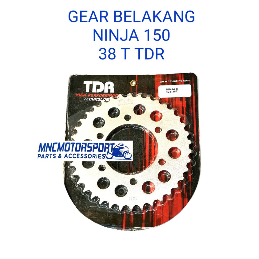 GEAR GIR BELAKANG TDR 428 38 T NINJA 150 R SS RR