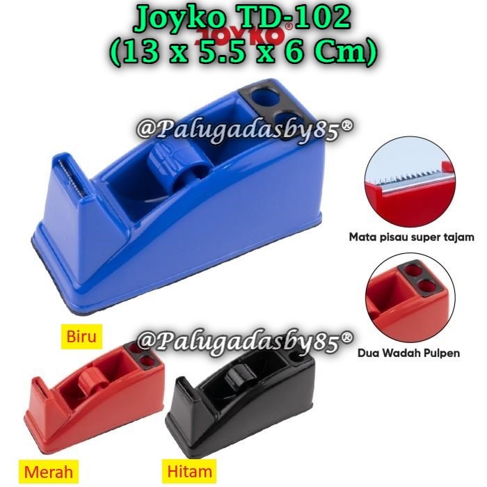 

(1 Biji) Tape Cutter JOYKO TD-102 / Tape Dispenser / Pemotong Pita Perekat Joyko TD-102 (1 Biji)