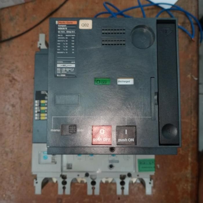 MCCB NS400N 4P + Motorized Merlin gerin Original Murah