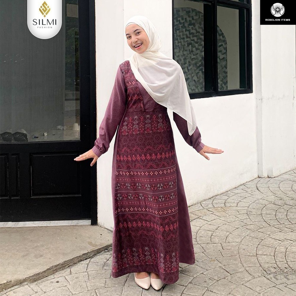 Silmi Official || Dress Gamis Wanita Daily Terbaru || Inayah Family By Silmi Gamis Silk Premium Gami