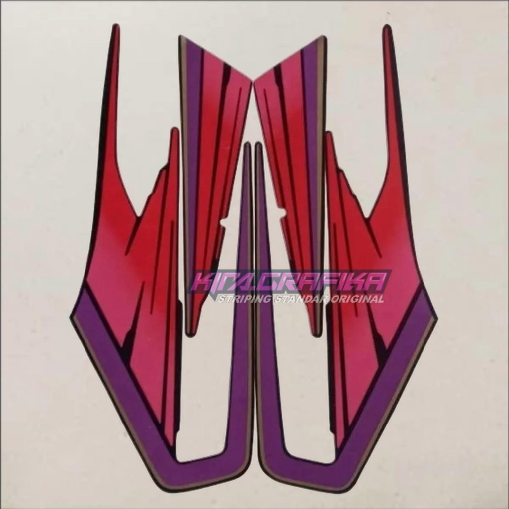 STRIPING RX KING 1995 1996 STICKER LIS LIST YAMAHA RX KING 1995 1996 HIJAU BOTOL KUALITAS ORIGINAL B