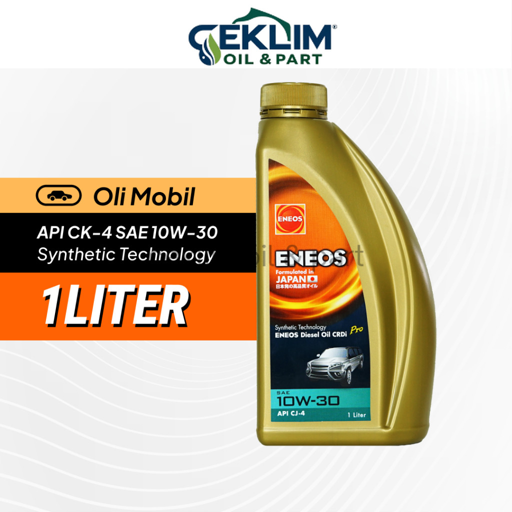 ENEOS Oli Mesin Mobil Diesel 10W-30 CK-4 CRDi PRO Kemasan 1L