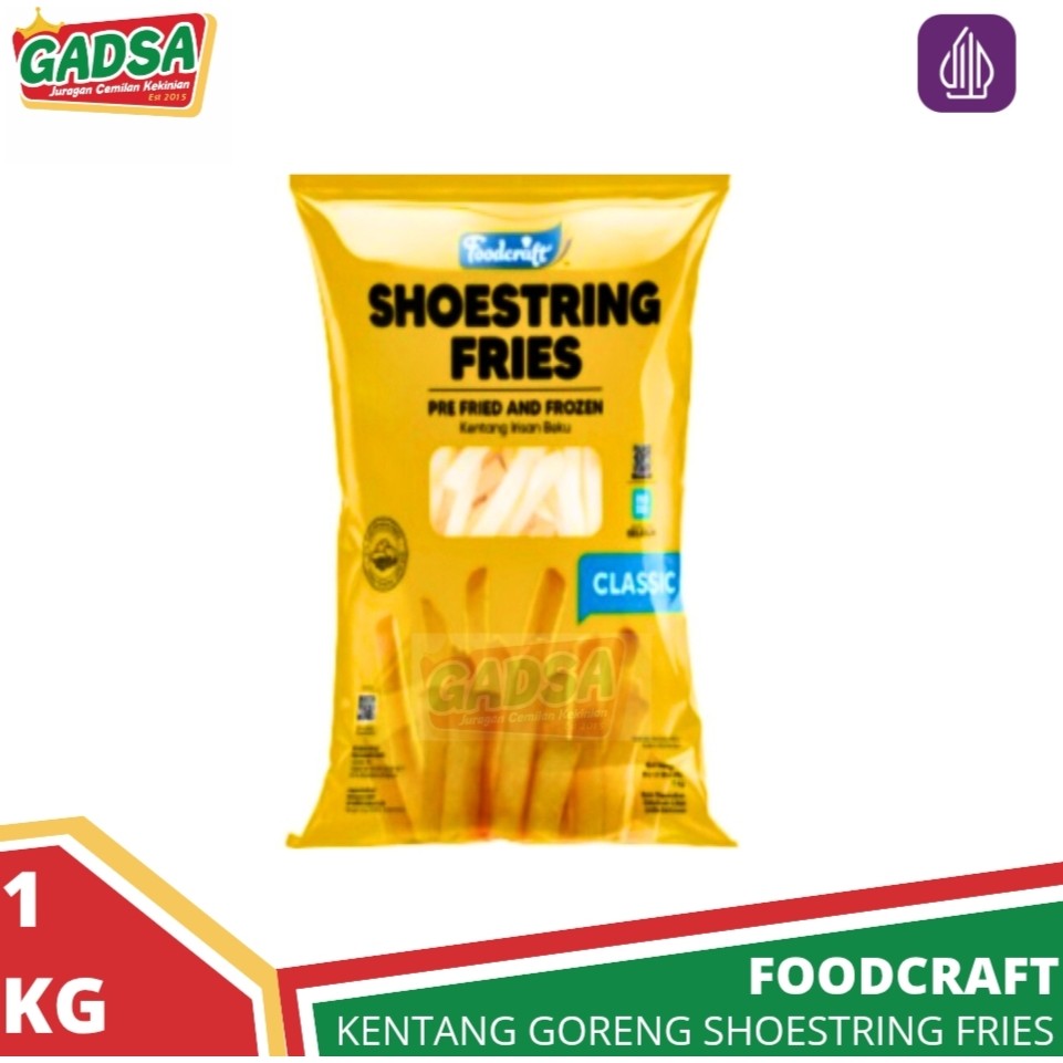 

Kentang Shoestring Foodcraft 1 kg Kentang Goreng