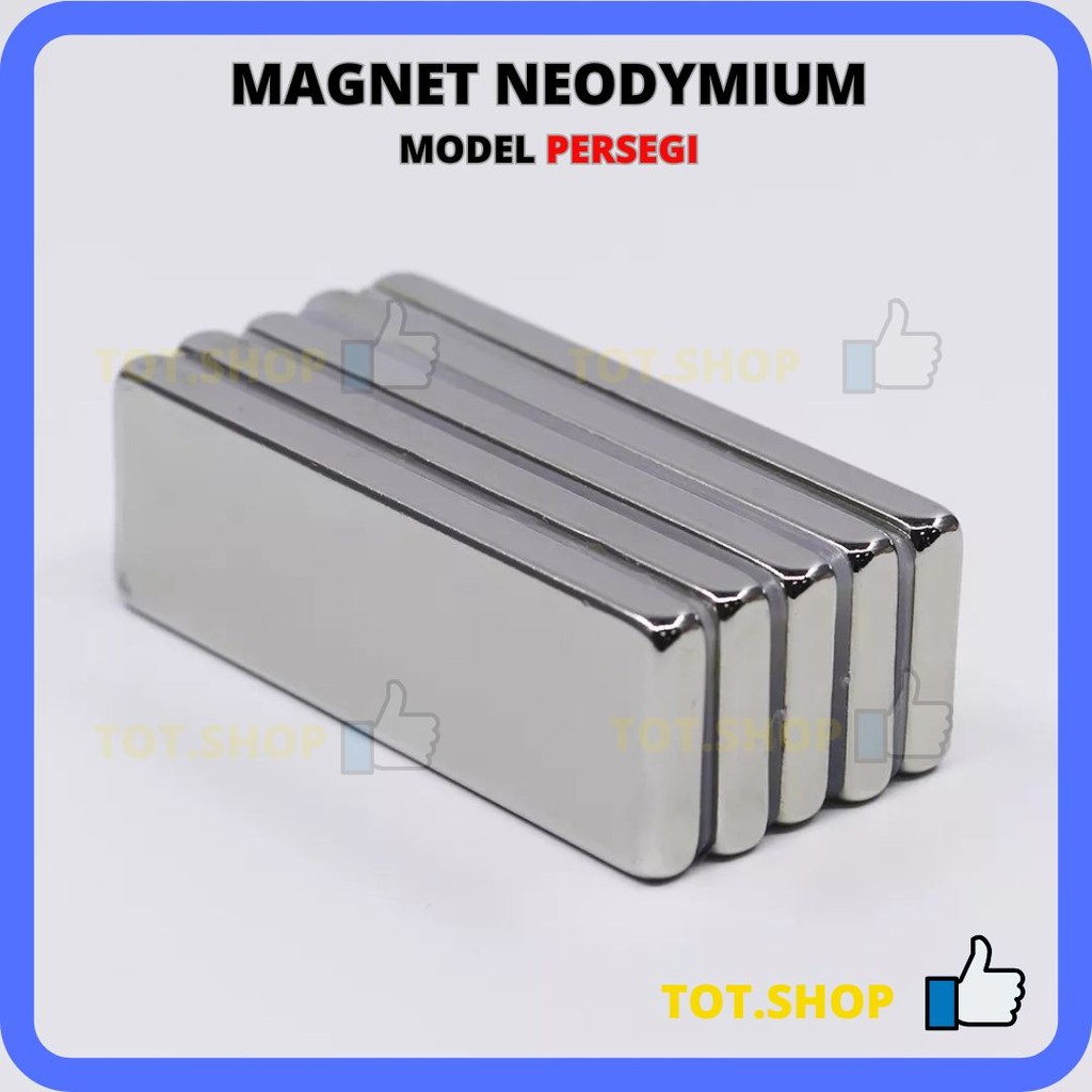 [KOTAK/PERSEGI] Magnet Neodymium super kuat strong magnet model kotak