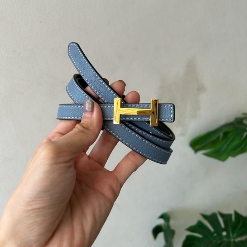 Ikat Pinggang H Bearn Belt Epsom Size Kecil Reversible Bolak Balik