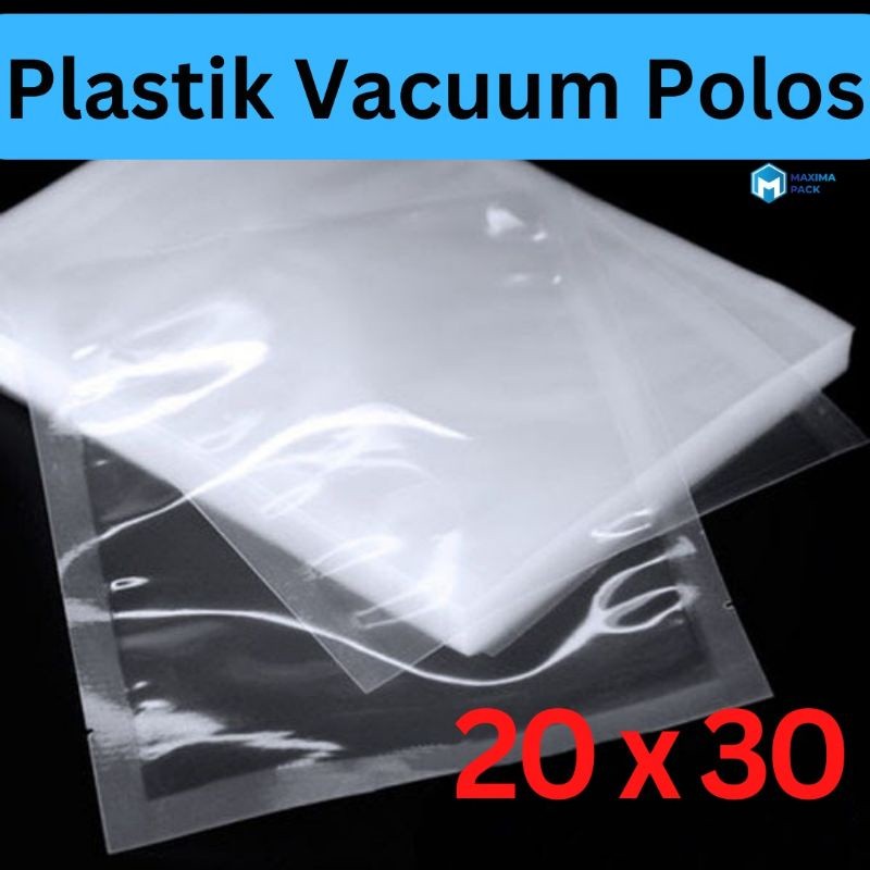 20x30 Plastik Vacuum Polos Vakum Plastik Polos Vakum Bag Makanan Kemasan Frozen