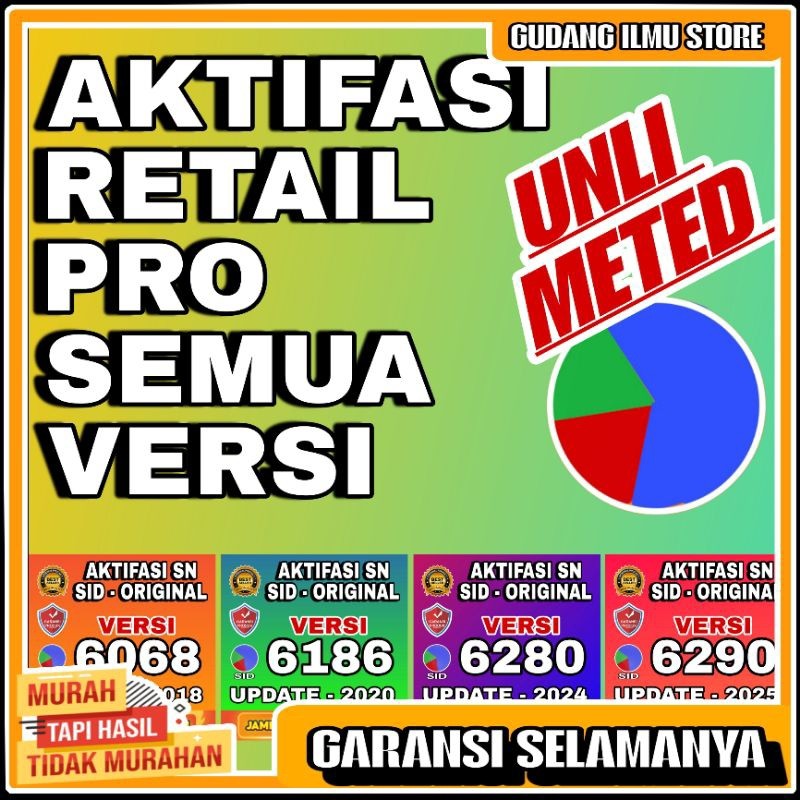 AKTIFASI SID PROGRAM KASIR RETAIL 6290 / SERIAL AKTIFASI (ALL SID)