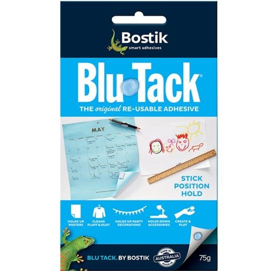 

Blu Tack - White Multipurpose Reusable Adhesive - 75g original