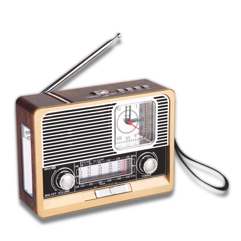 Radio Portable Jadul 3 Band FM-AM-SW Radio Speaker Portable UNIX Jam Analog