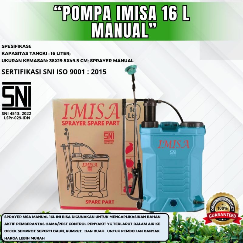 Sprayer 16 Liter Manual Semprotan Hama Manual / Sprayer Manual Pompa Sprayer 16 Liter