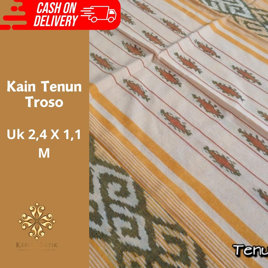 Kain tenun Troso Tenun Bisa COD Bukan Printing 2506030003