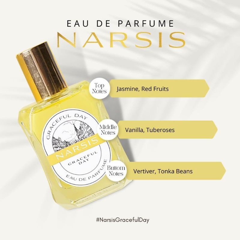Parfume NARSIS Graceful Day Eau de EDP - Parfum Narsis Wanita cewek tahan lama Kesukaan Pria/Parfum 