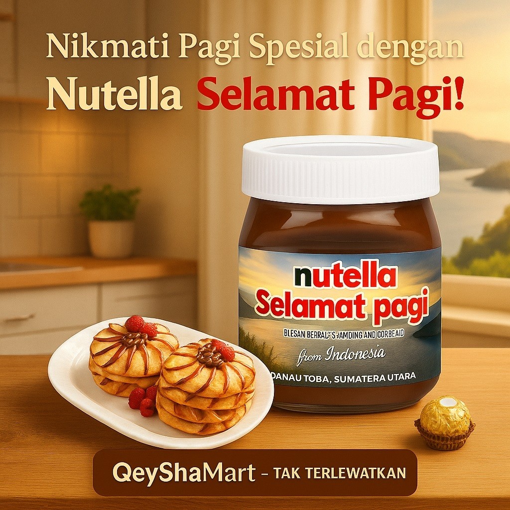 

Nutella 350gr Selai Coklat Hazelnut Original – Expired FEBRUARI 2026 – Best Seller HALAL PROMO