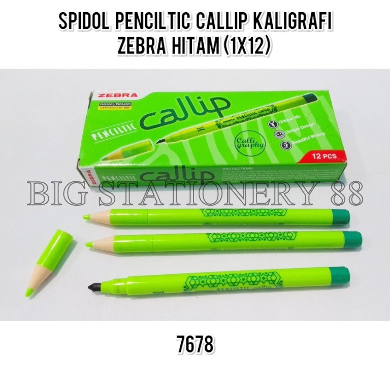 

Spidol Pensiltic Callip Kaligrafi Zebra Hitam