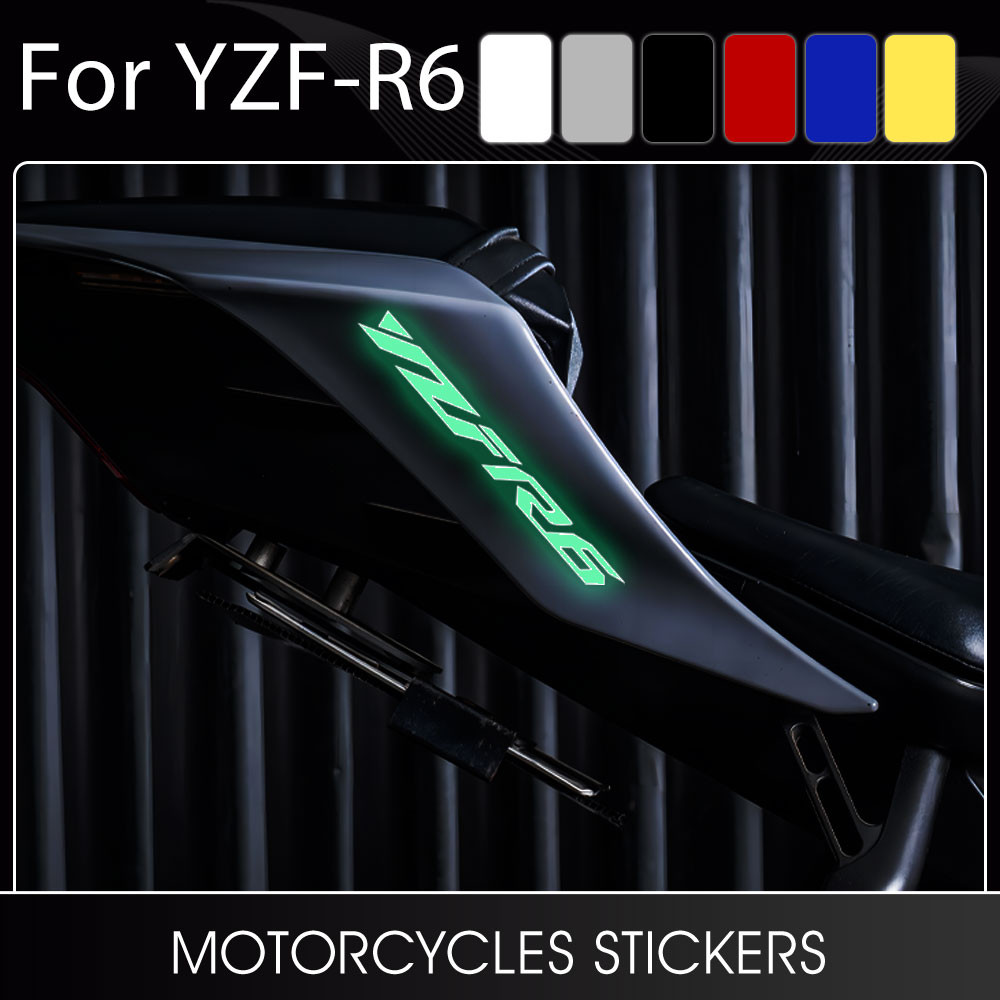 Stiker Motor Motorcycle Glow Stickers  For Yamaha YZF R6 YZF-R6 YZFR6 Free Custom Desain