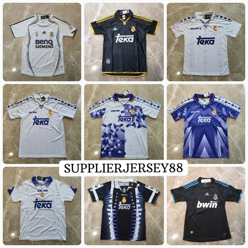 RETRO MADRIT JERSEY BOLA GRADE ORI IMPORT