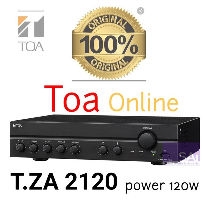 TOA ZA-2120 AMPLIFIER MIXER POWER 120 WAT ORIGINAL ASLI 100% ZA-2120 - PACKING EXTRA