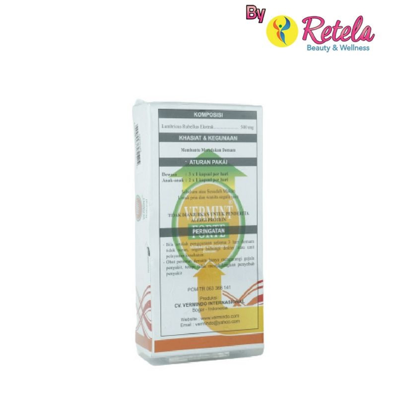 VERMINT FORTE 30KAPSUL @ 500MG/ DAYA TAHAN TUBUH