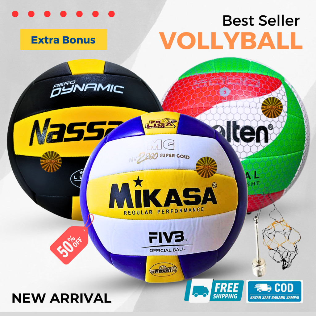 Bola Volly Voli Mikasa MG VWL 210S Qualitas Jahit Japan