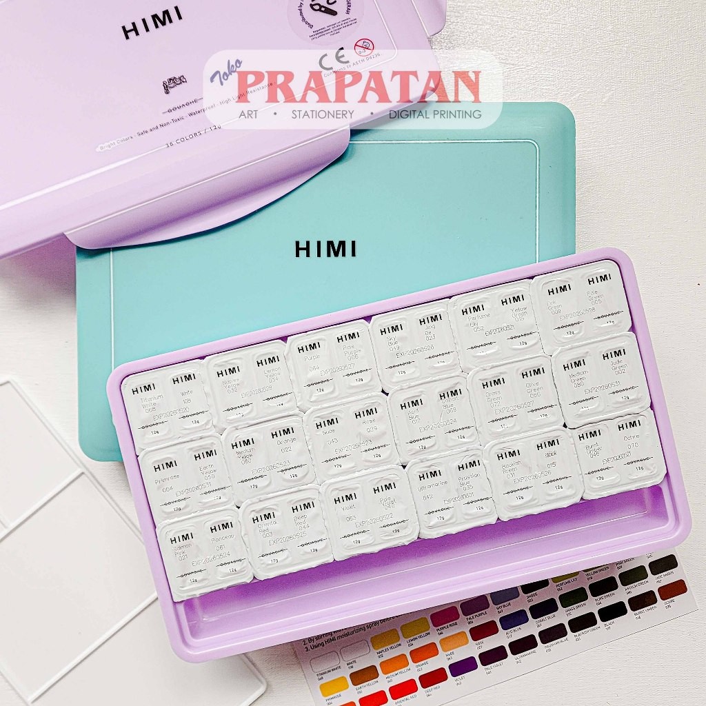 

Miya Himi Gouache 48 Warna 12gr Berkualitas Tinggi