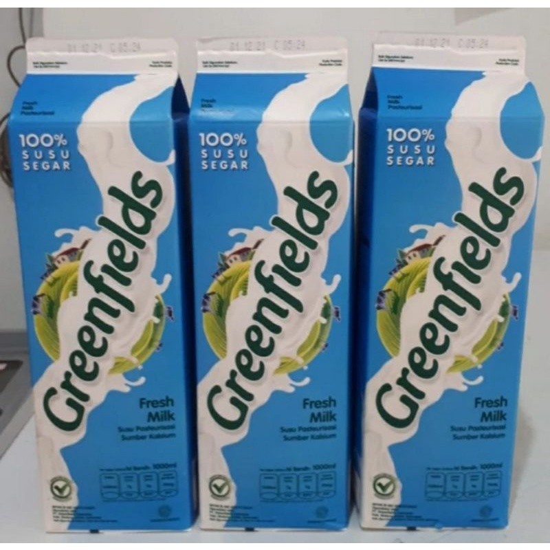 

Susu Segar Greenfield Pasteurisasi Fresh Milk 1lt Isi 12 ( 1 Karton )