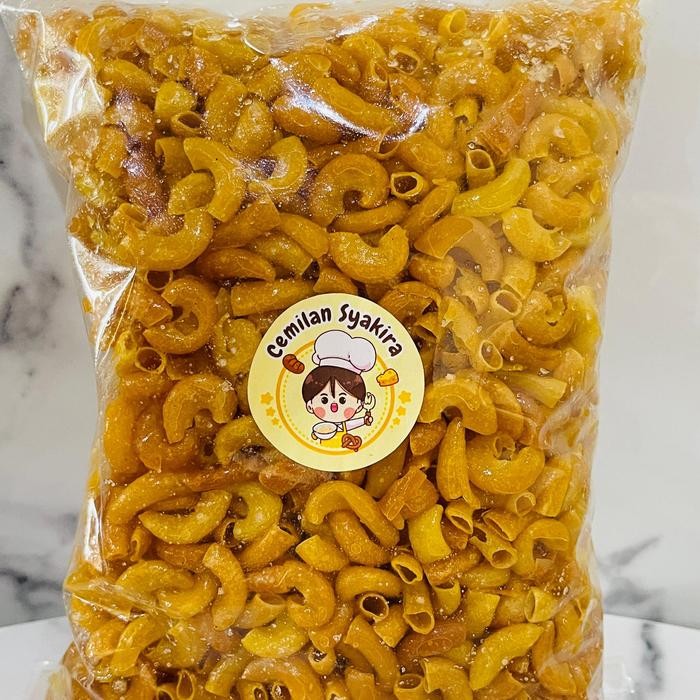 

Makaroni cikruh 500g Daun Jeruk Camilan Asin Pedas Makanan Camilan - Spices Food Snack Cemilan Keripik Kripik Kripik - Original