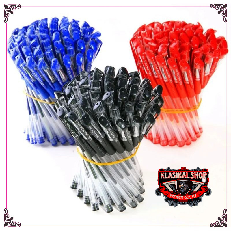 

Pulpen/bulpen/ballpoint/pena Gel 0.5 isi 12pcs/1 lusin Stationery Tinta