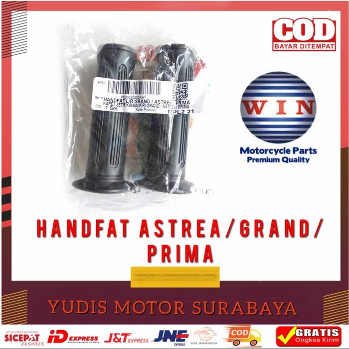 RAKSA KARET HANDFAT HANDGRIP STANDARD ASTREA GRAND PRIMA LEGENDA MERK WIN