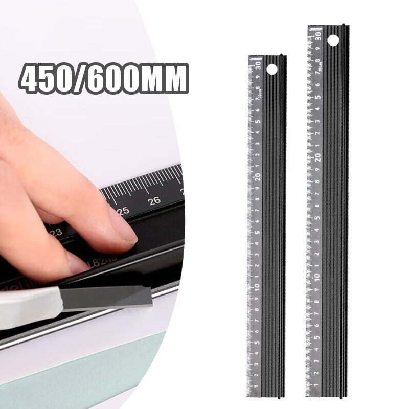 

Marking Safety Cutting Ruler 45CM/60CM Penggaris Lurus Aluminum Alloy Multifungsi Anti Slip Untuk Pengerjaan