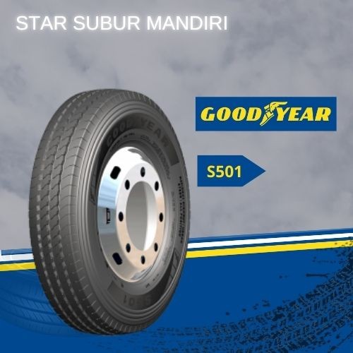 Goodyear 7.50 R16 LT S501 14PR Ban Mobil Truk Double Kawat Ban Kawat TRUK