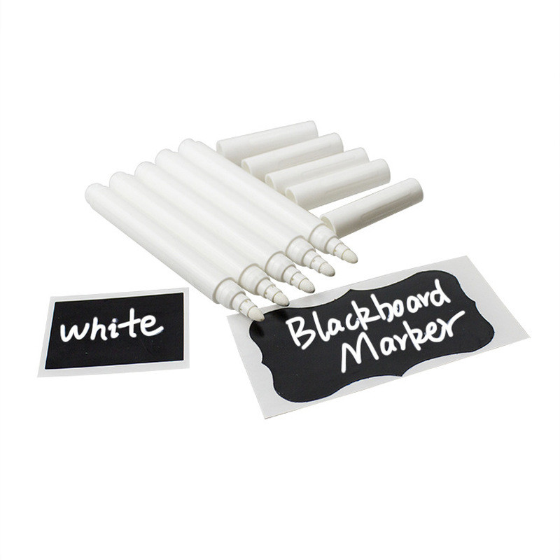 

3/5/10Pcs/Set White Liquid Chalk Pen Marker for Glass Windows Electronic Blackboard Chalkboard Window White Pen Wall Sticker