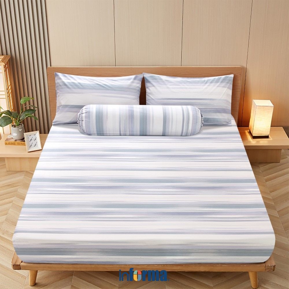 Informa 120x200 cm Set 5 pcs Seprai Single Katun Lyocell Choji Sprei Seprai Aesthetic Seprei Sheet S
