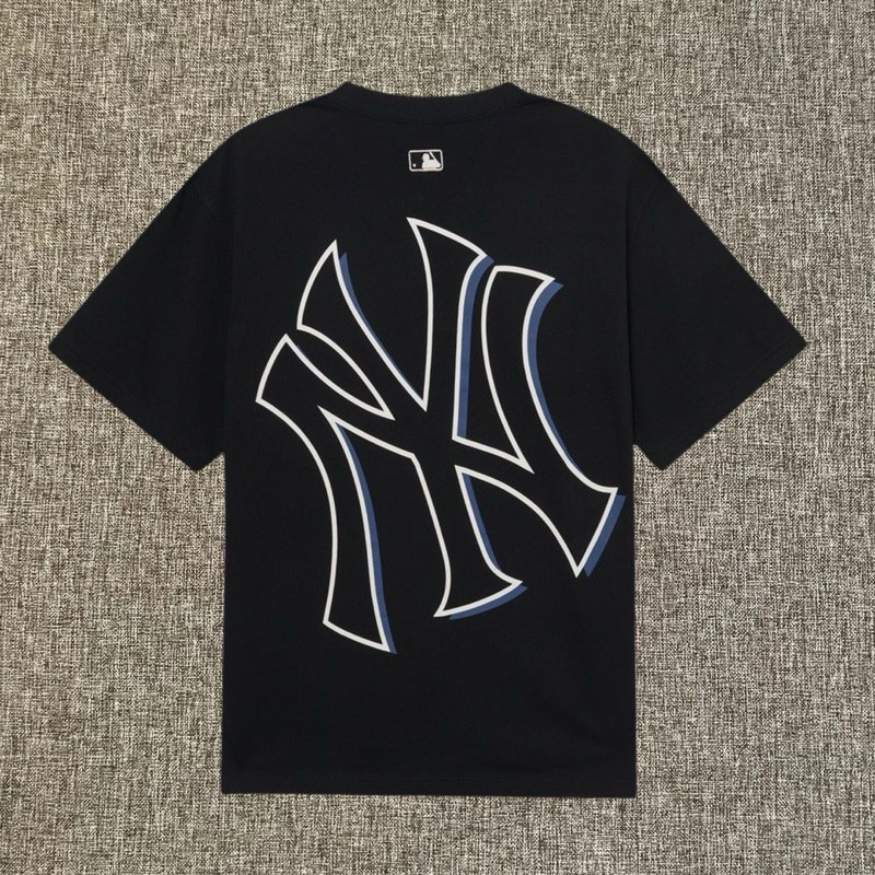 MLB Korea NY Yankees Basic Logo Tee Black Original / Baju Kaos MLB Korea Authentic