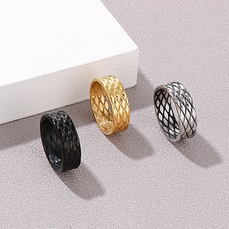 Pasokan cincin perdagangan luar negeri lintas batas, cincin trendi yang modis dan elegan di Eropa da