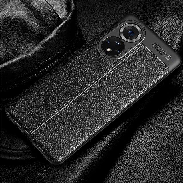 CASE HUAWEI NOVA 9 / NOVA 9 SE AUTOFOCUS KULIT SILICONE TPU LEATHER COVER