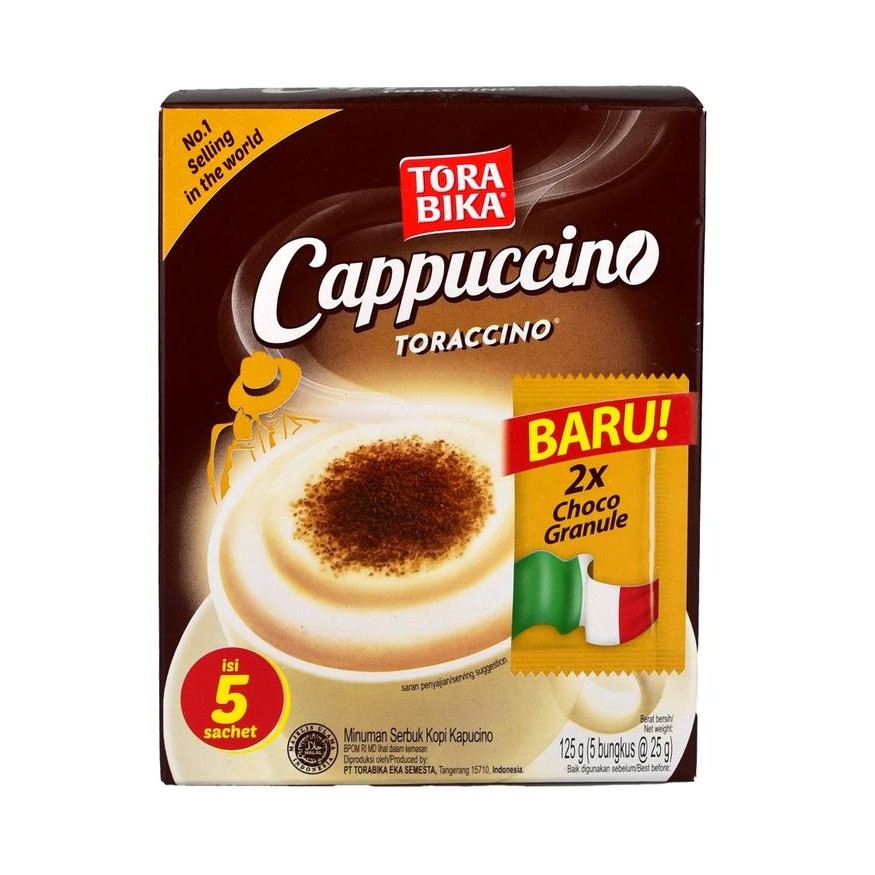 

Kopi TORABIKA Cappuccino isi 5's / 10's