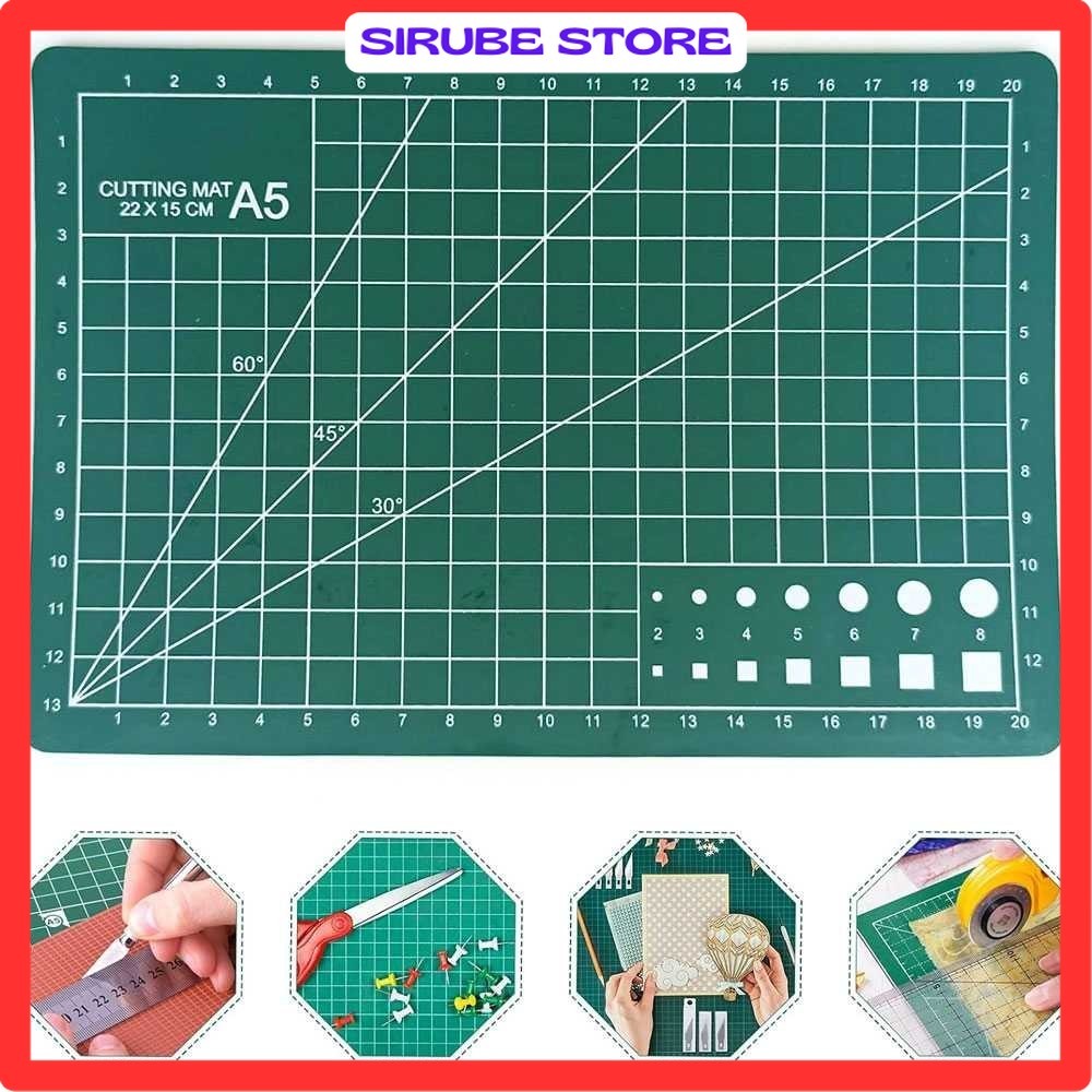 

Working Pad Cutting Mat Alas Potong Papan Kerja A5 22x15cm - GKSA4