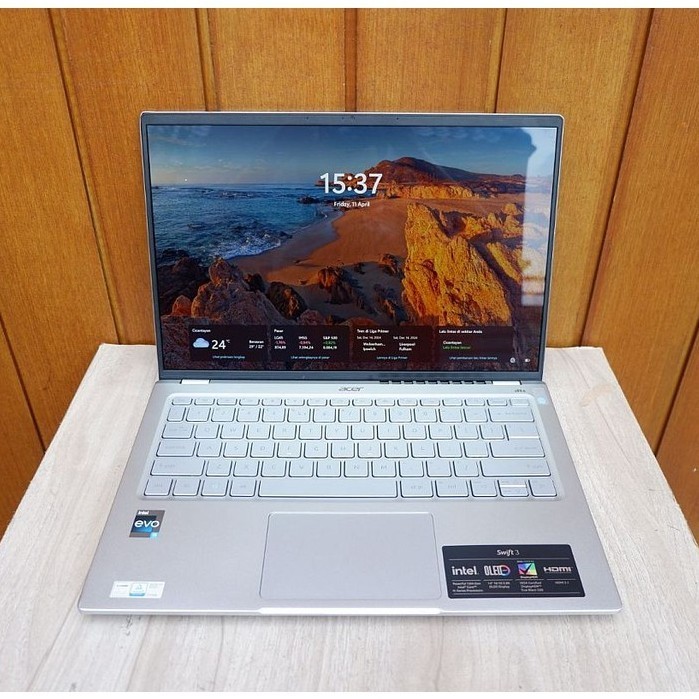 ACER Swift 3 OLED SF314-71 CORE I7 12700H  OLED 90Hz Iris XE W11 OHS Ram 16Gb 1TB Normal Siap Pakai 