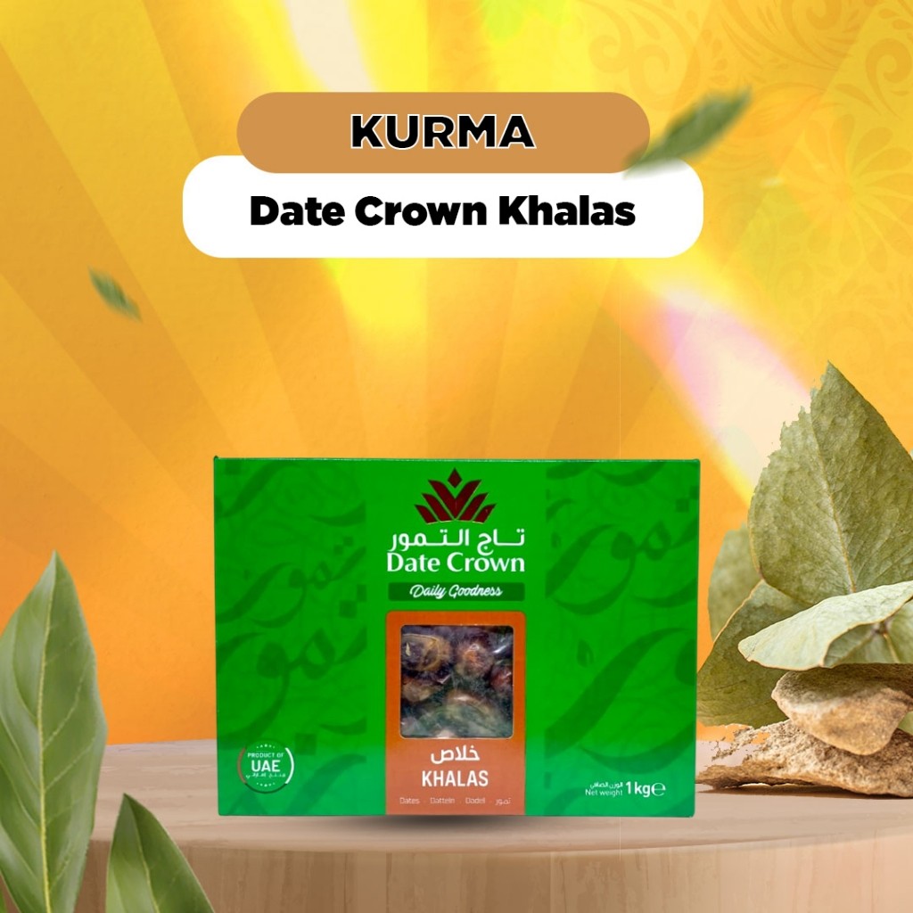 

Date Crown Kholas - Kurma DC Khalas - 1Kg New