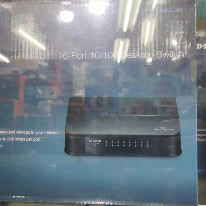 switch 16 port dlink DES-1016A/ SWITCH 16 PORT 10/100