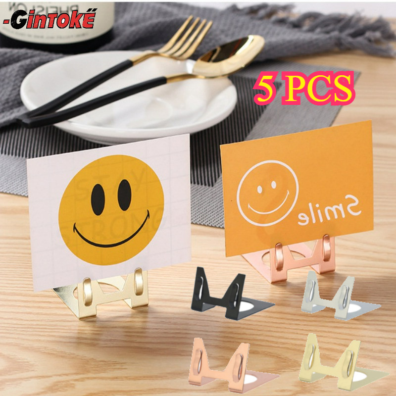 

5PCS Tag Hanger Logam/Penjepit Label Papan/Jepitan Harga Logam/Jepitan Promo Tag Logam
