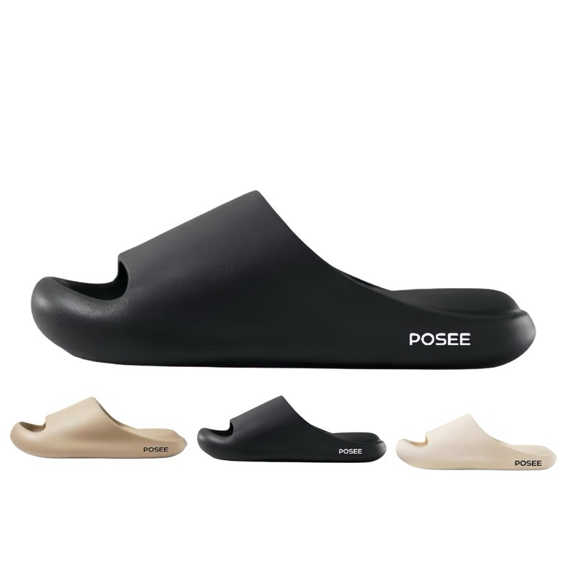 Sandal Slop Posee Slip On Anti Slide Pria Wanita Nyaman Empuk Karet eva Terbaru