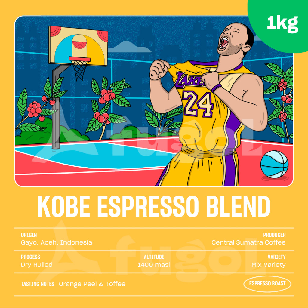 

Kopi Arabica Espresso KOBE BLEND (1kg) - Specialty Coffee - Blend For Espresso