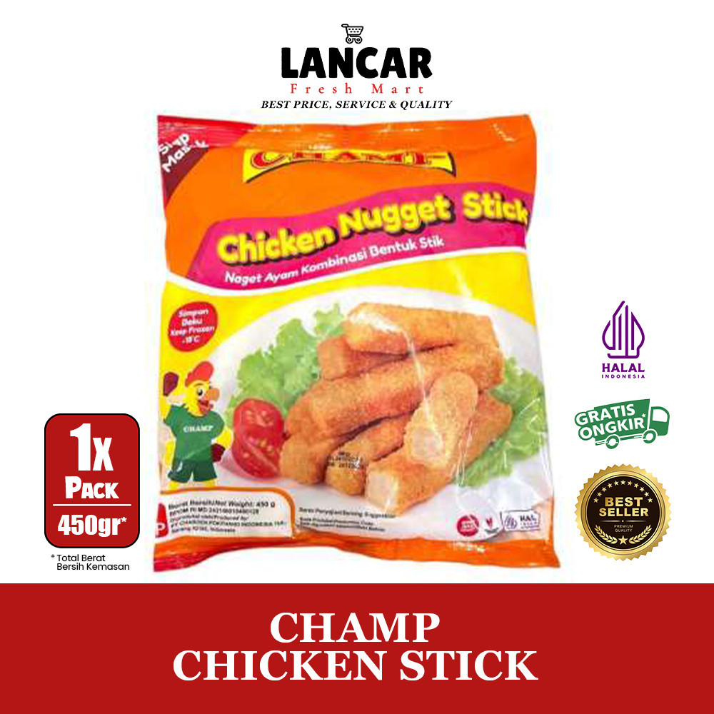 

CHAMP STICK 450GR/CHAMP CHICKEN STICK 450GR