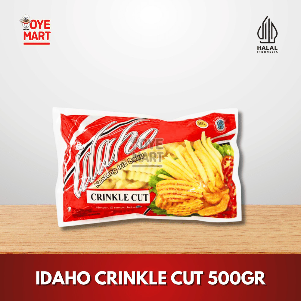 

IDAHO CRINKLE CUT 500GR KENTANG GORENG BEKU FRENCH FRIES
