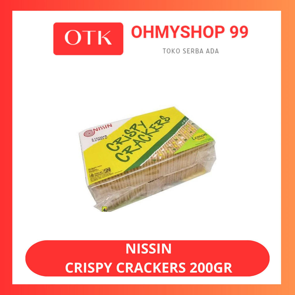 

NISSIN Biskuit Crispy Crackers Lemon 200gr
