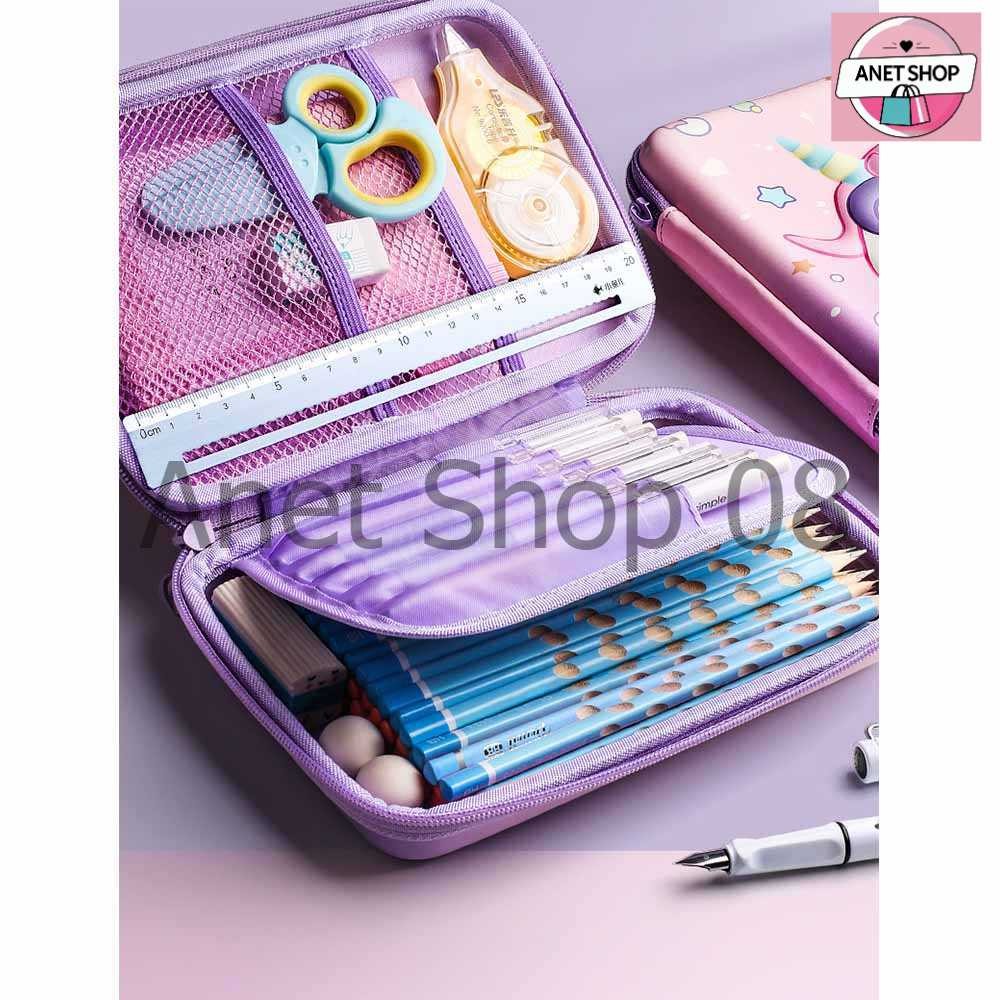 

HSD Tempat Pensil Anak Unicorn Pencil Case Pouch Stationery - A1