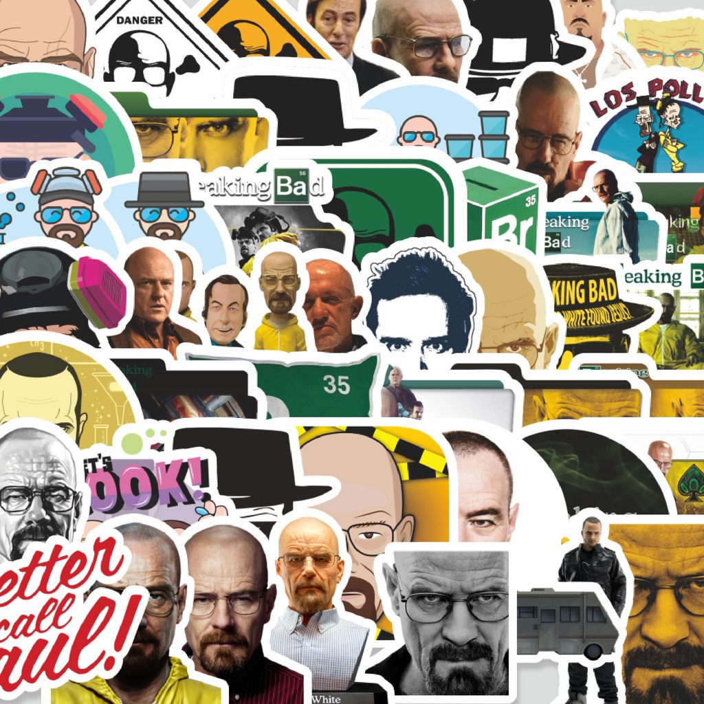 

Stiker Cutting Pack Stiker Breaking Bad Isi 100Pcs Series Aesthetic Lucu Keren Untuk Koper Bahan Vynil