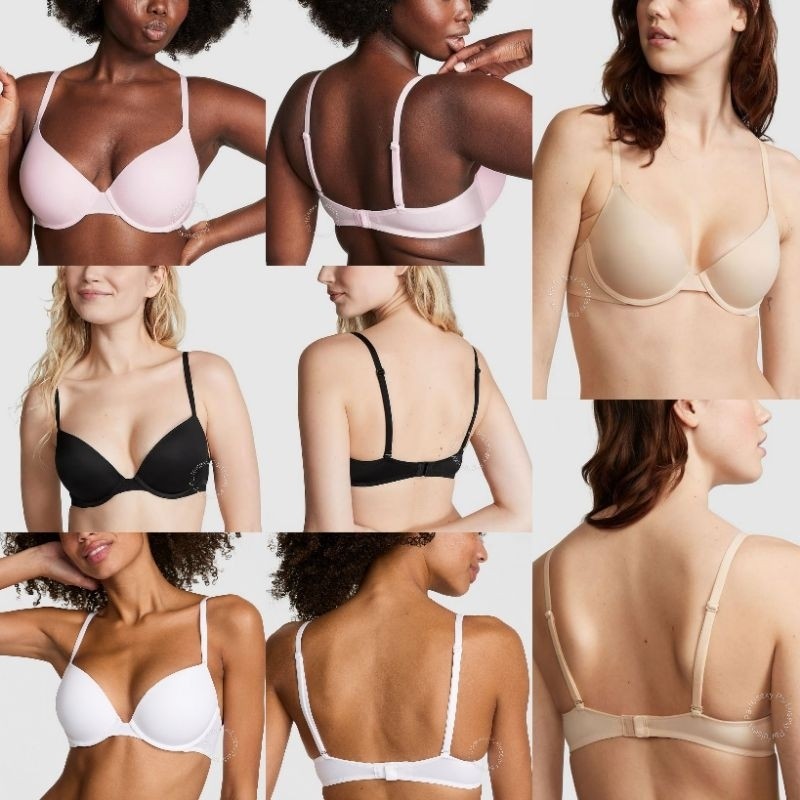 Victoria Secret PINK Wear Everywhere Bra Push Up Level 2 32A 32B 32C 32D 34B 34C 36B 36C 36D 38B 38C