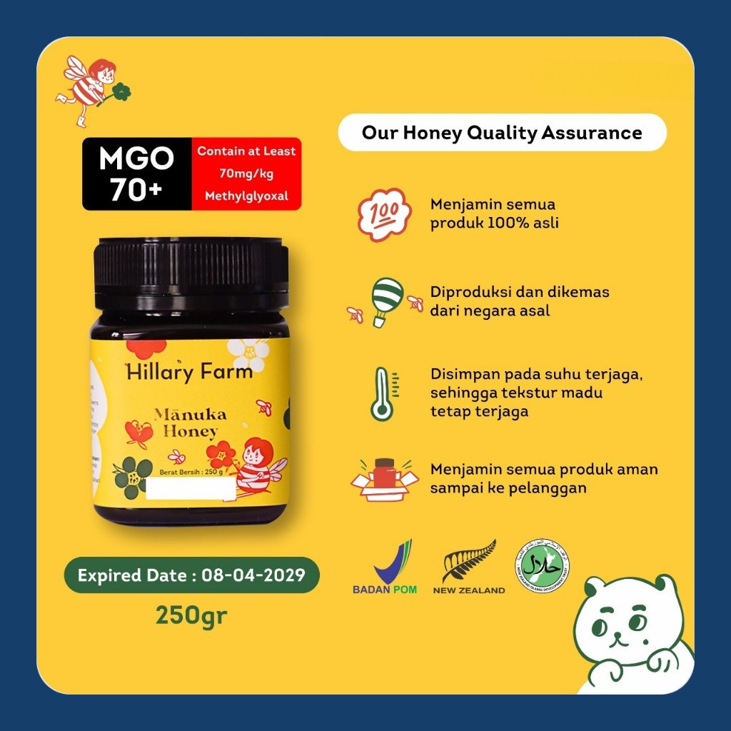 

Hillary Farm Manuka Honey 250gr